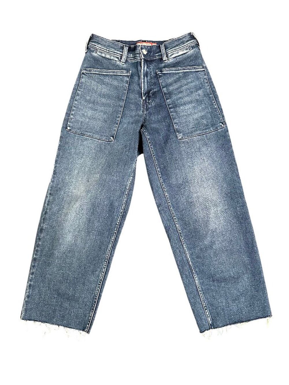 Lucky Brand Wide Leg Crop Jeans